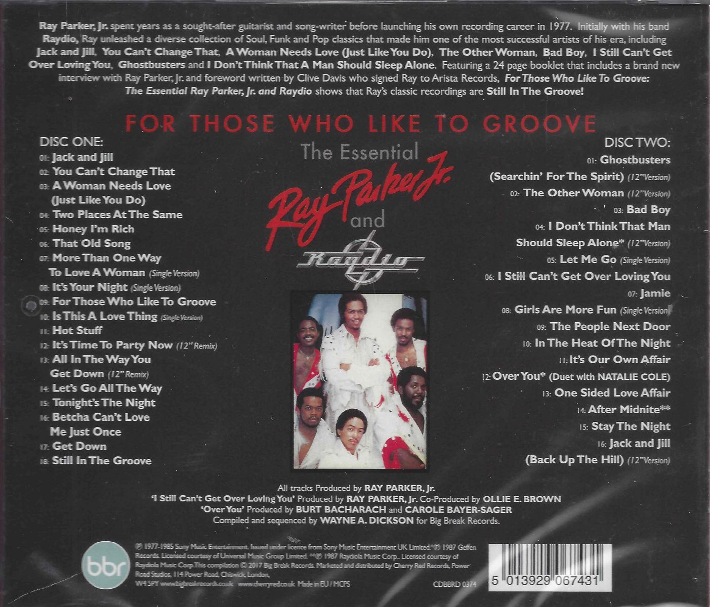 Ray Parker Jr. & Radio For Those Who Like To Groove 2cd bbr Dubman